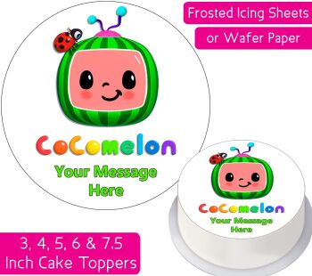 Cocomelon Personalised Cake Topper