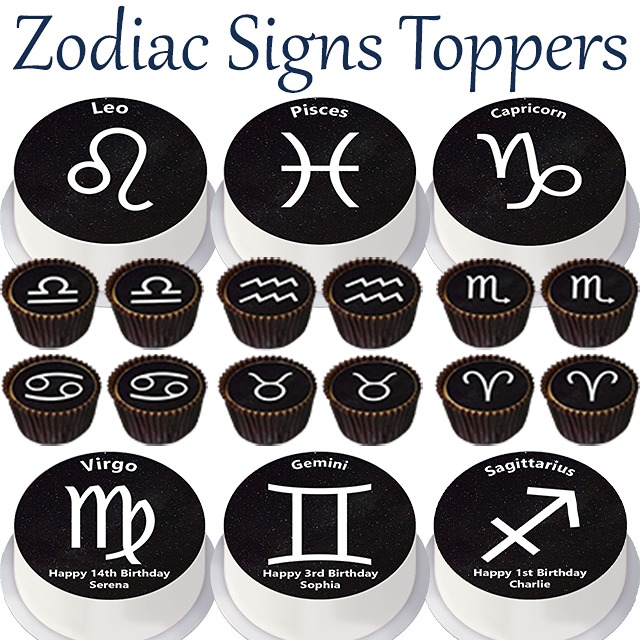 Zodiac Signs Toppers