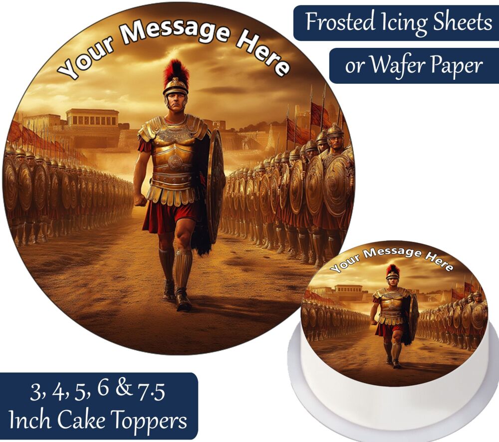 Ancient Rome Personalised Cake Topper