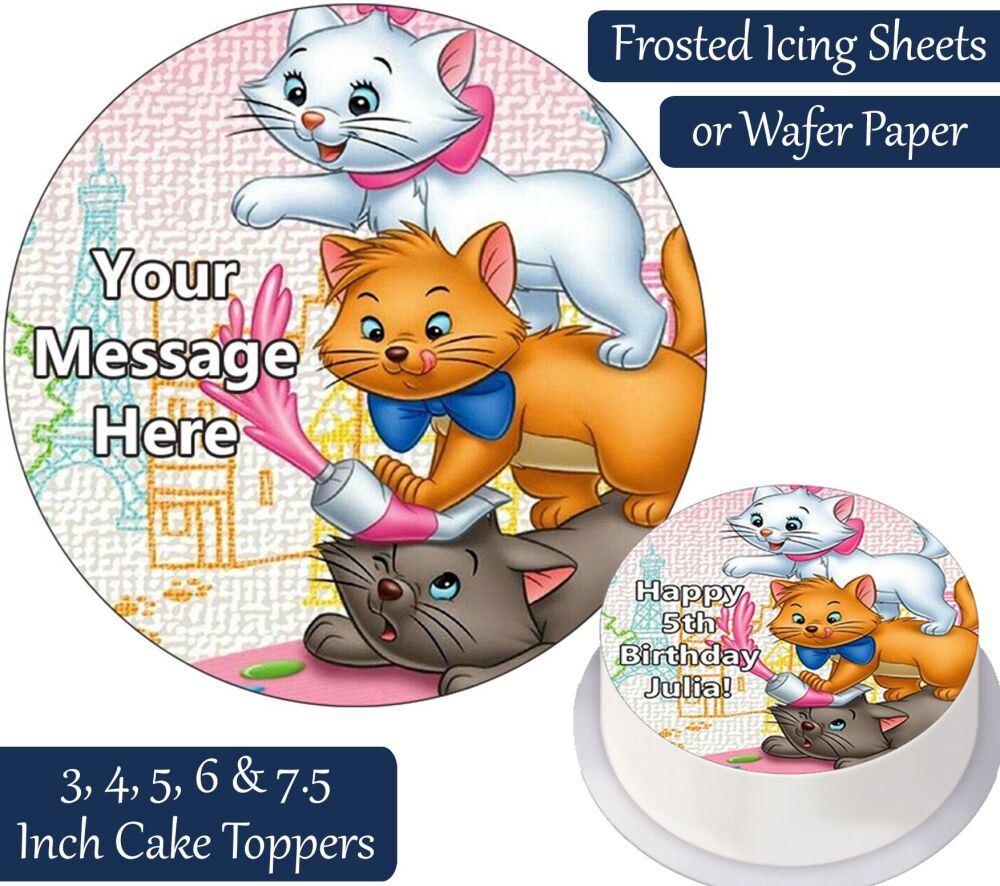 Aristocats Personalised Cake Topper