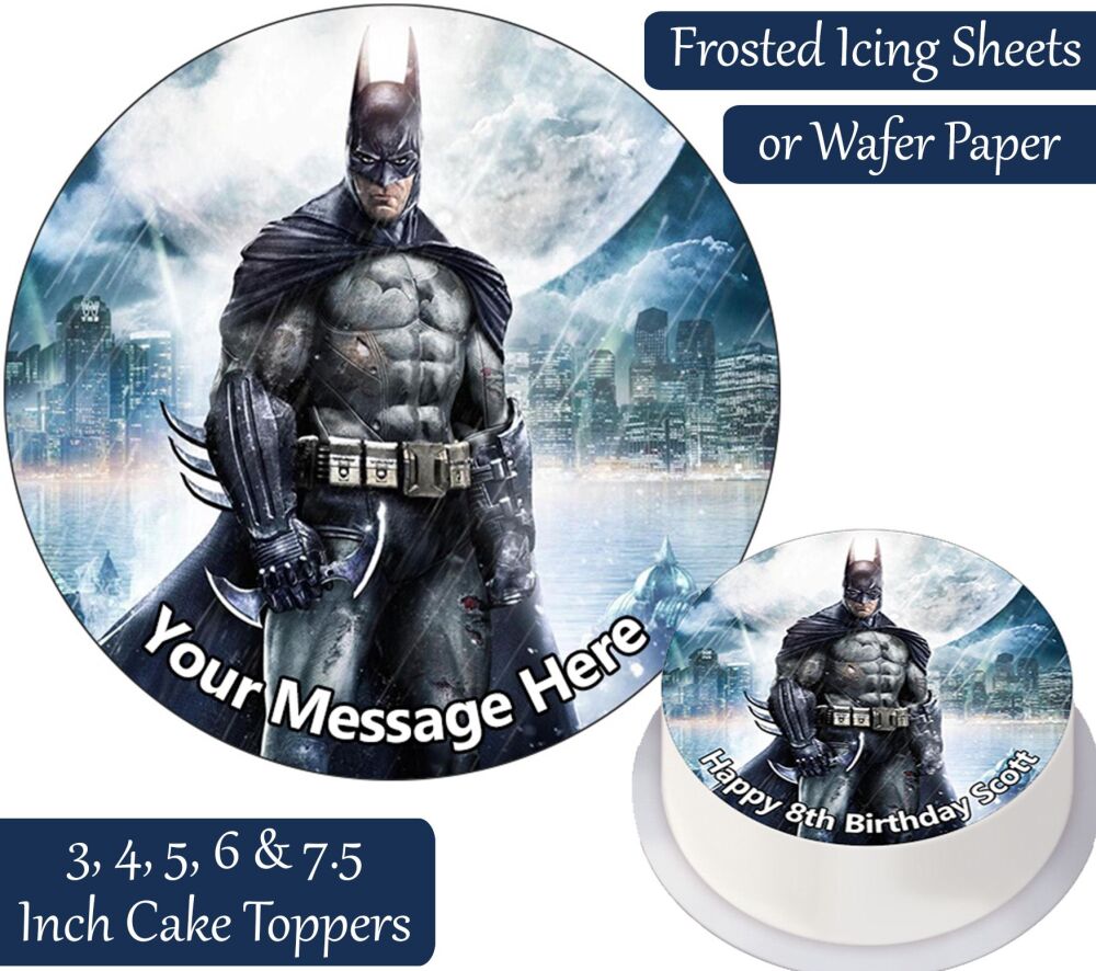 Batman Personalised Cake Topper