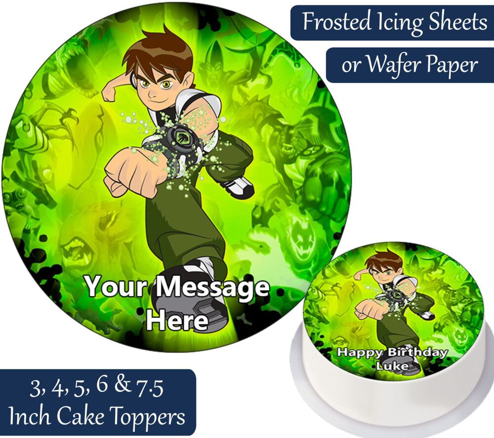Ben Ten Personalised Cake Topper