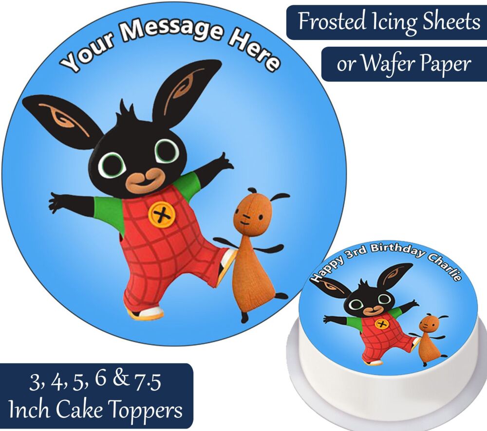 Bing Cbeebies Personalised Cake Topper