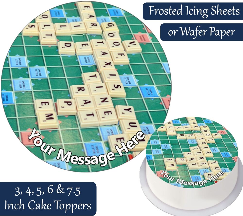 Board Game Personalised Cake Topper