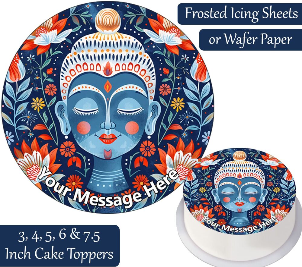 Buddha Personalised Cake Topper