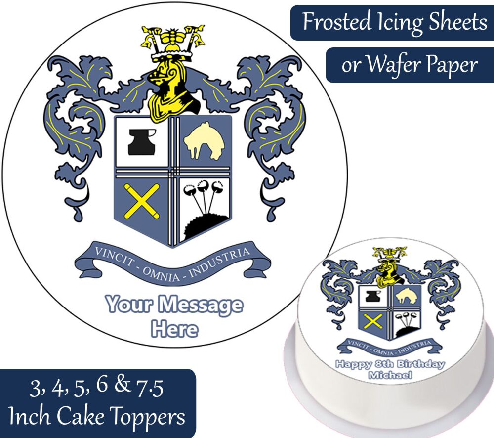 Bury Football Personalised Cake Topper