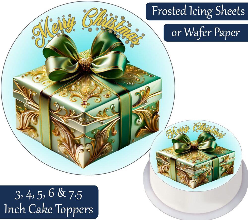 Christmas Gift Personalised Cake Topper