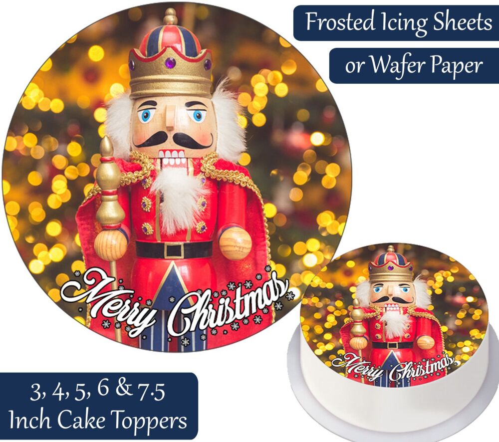 Christmas Nutcracker Personalised Cake Topper