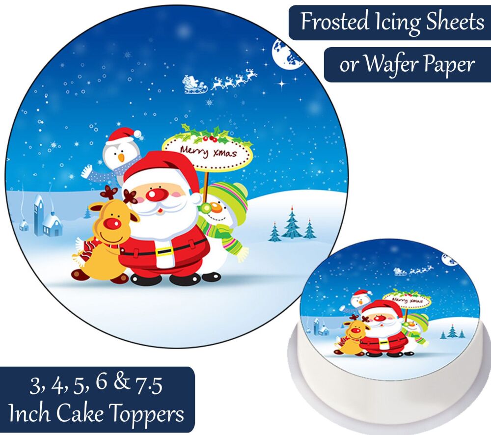 Christmas Team Personalised Cake Topper