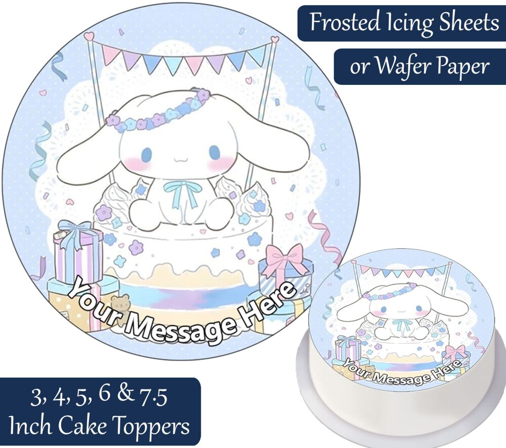 Cinnamoroll Personalised Cake Topper