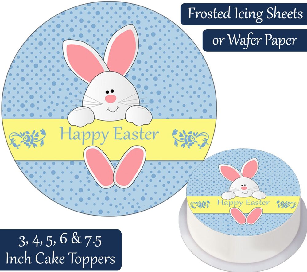 Easter Bunny Personalised Cake Topper