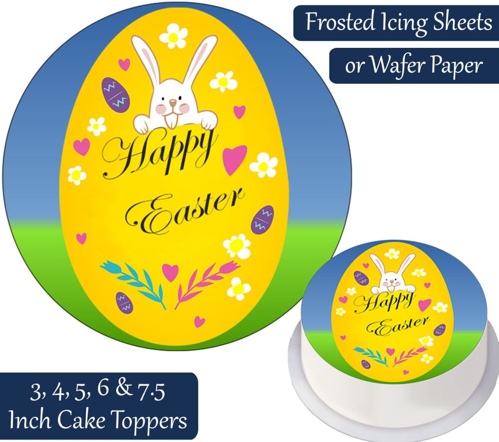 Easter Egg Personalised Cake Topper