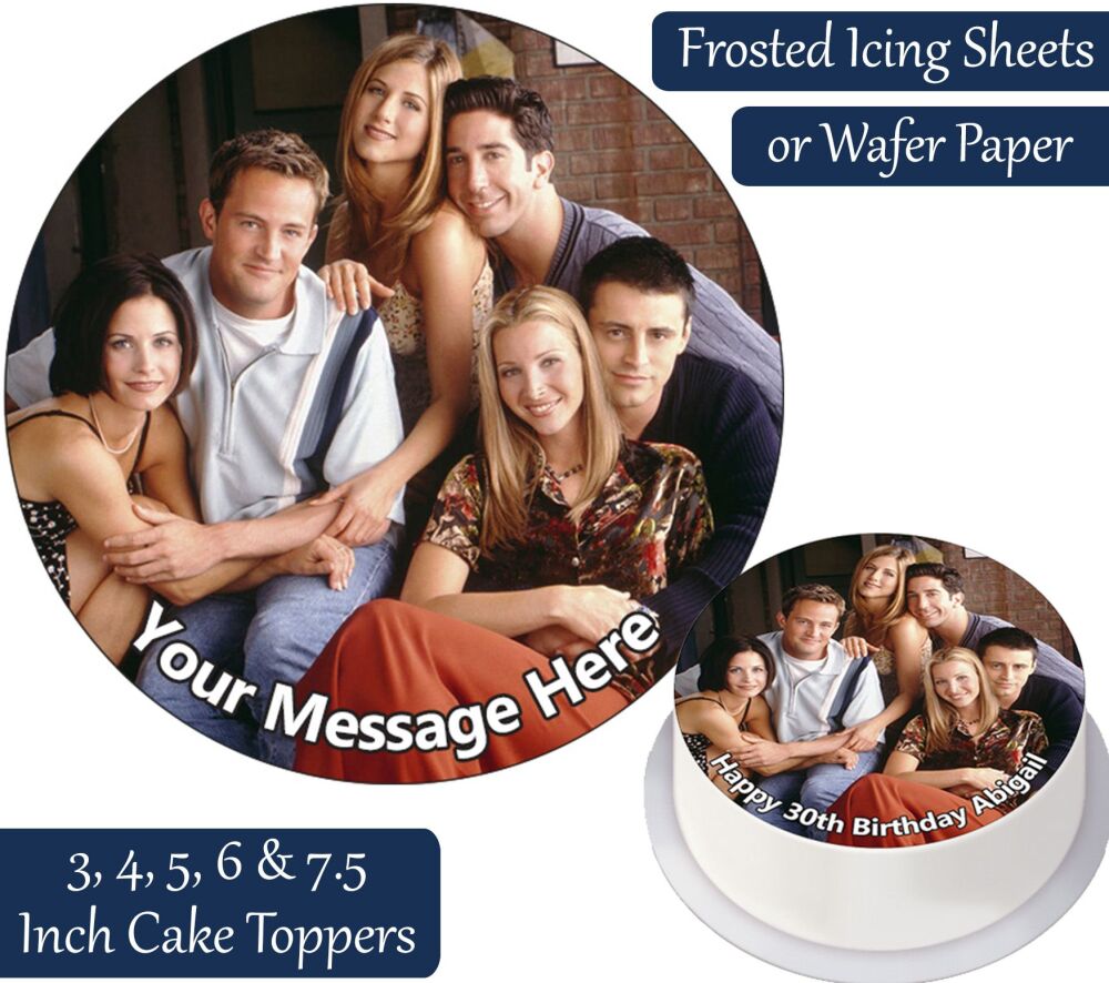 Friends Gang Personalised Cake Topper