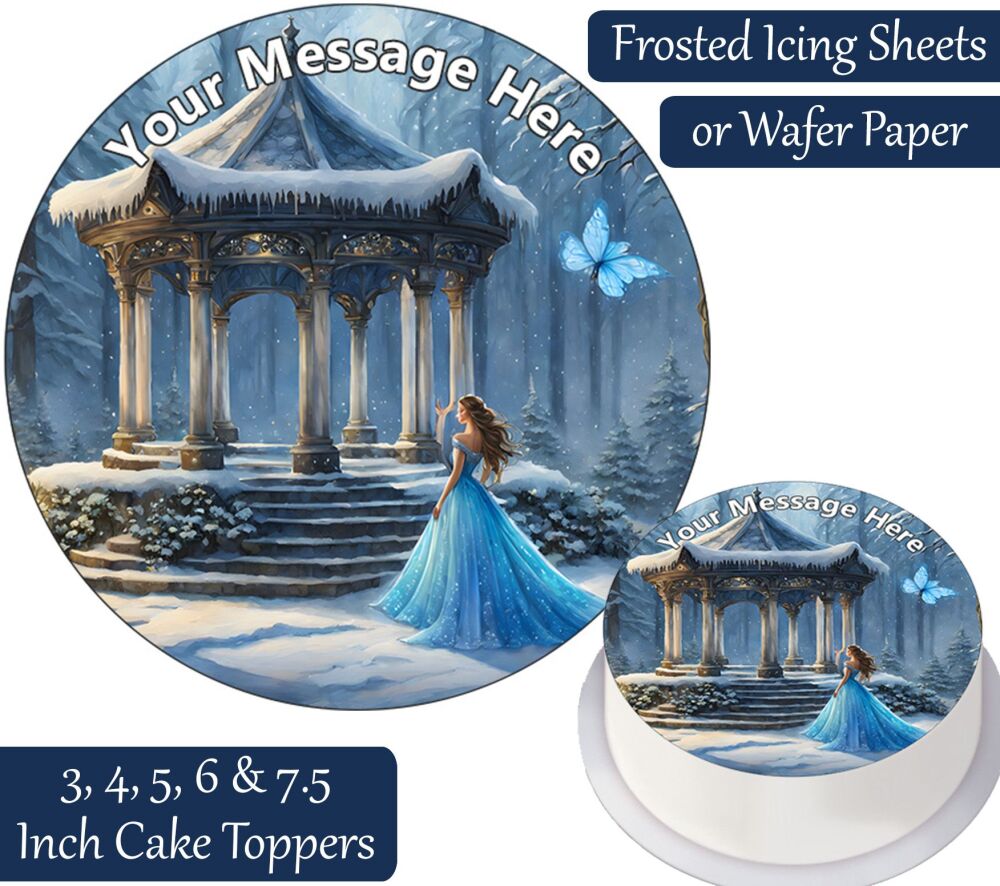Frozen Princess Personalised Cake Topper