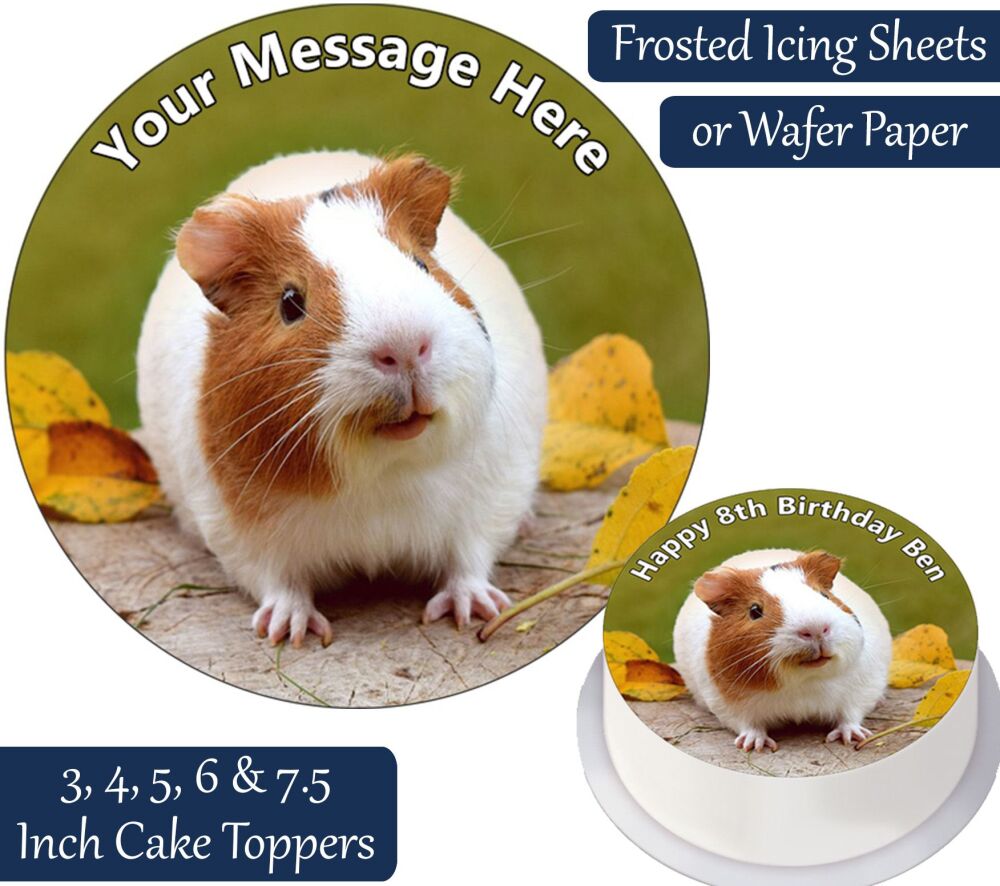 Guinea Pig Personalised Cake Topper