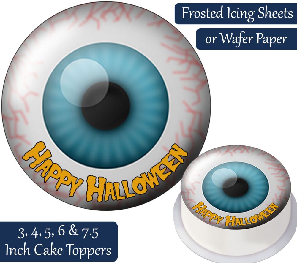 Halloween Eye Personalised Cake Topper