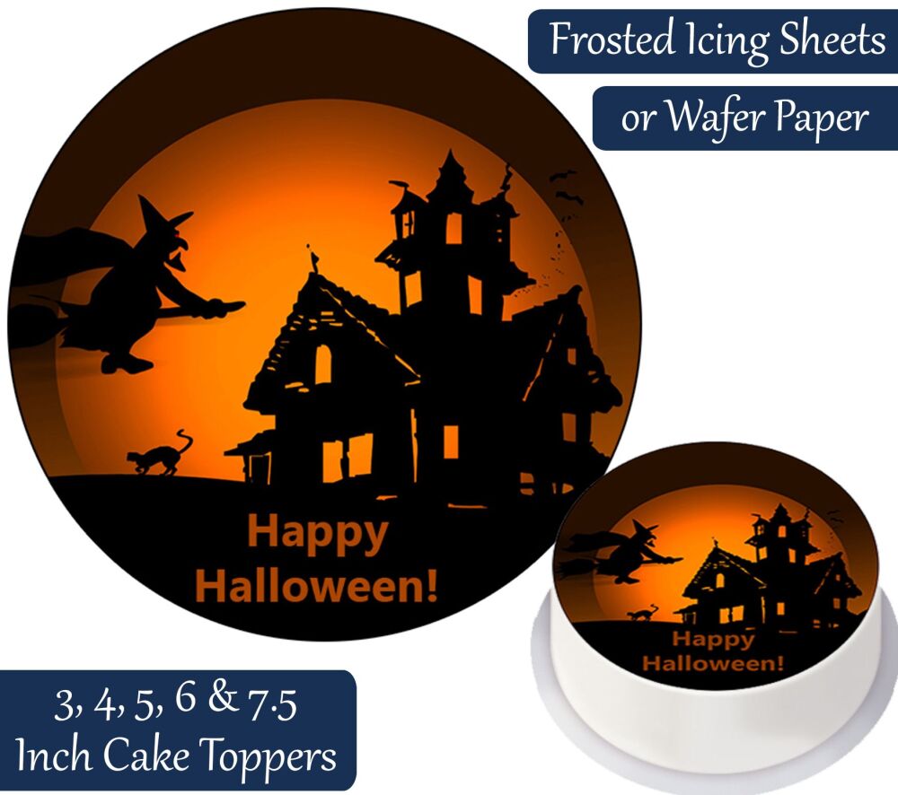 Halloween Witch Personalised Cake Topper