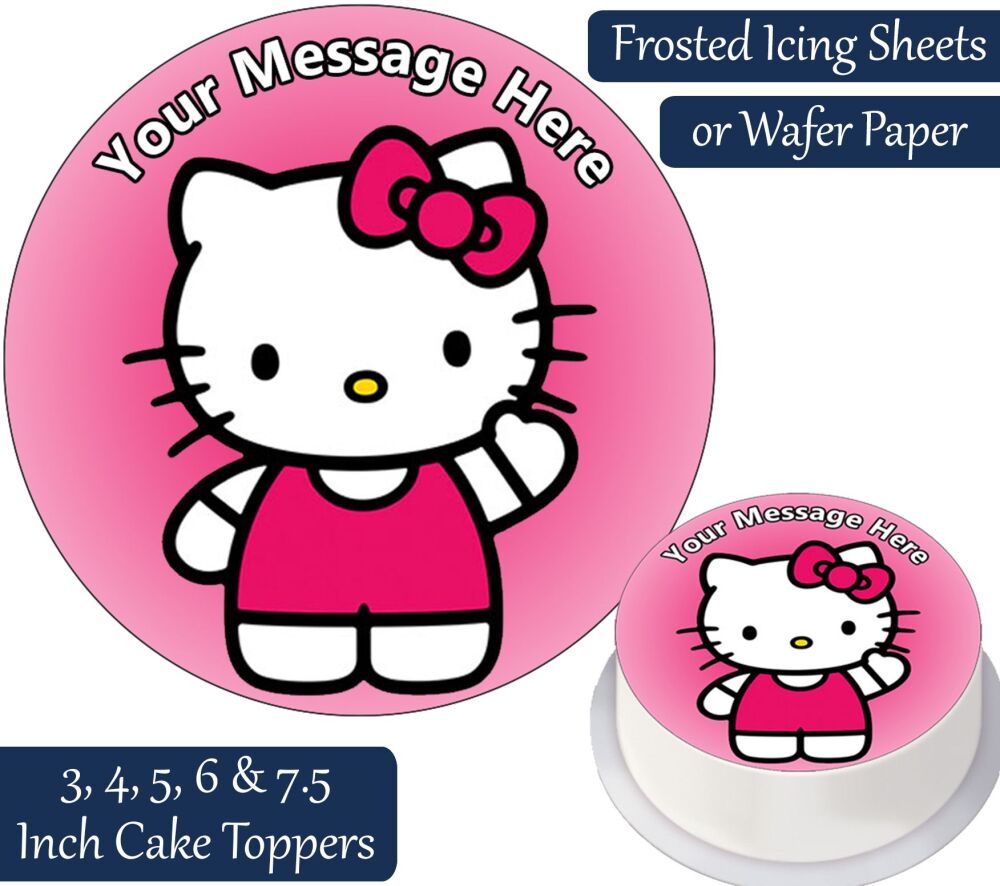 Hello Kitty Personalised Cake Topper