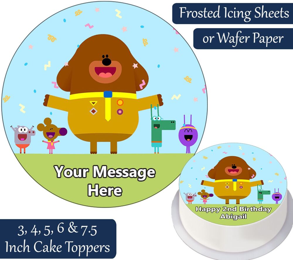 Hey Duggee Personalised Cake Topper