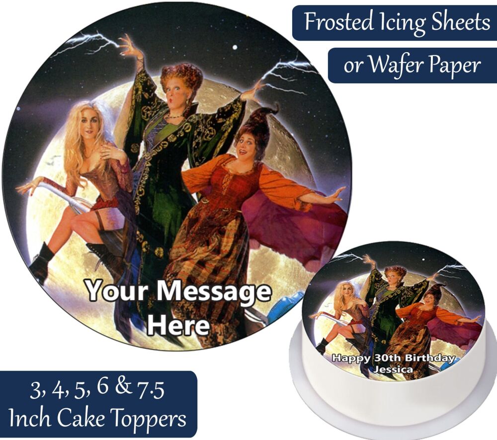 Hocus Pocus Personalised Cake Topper