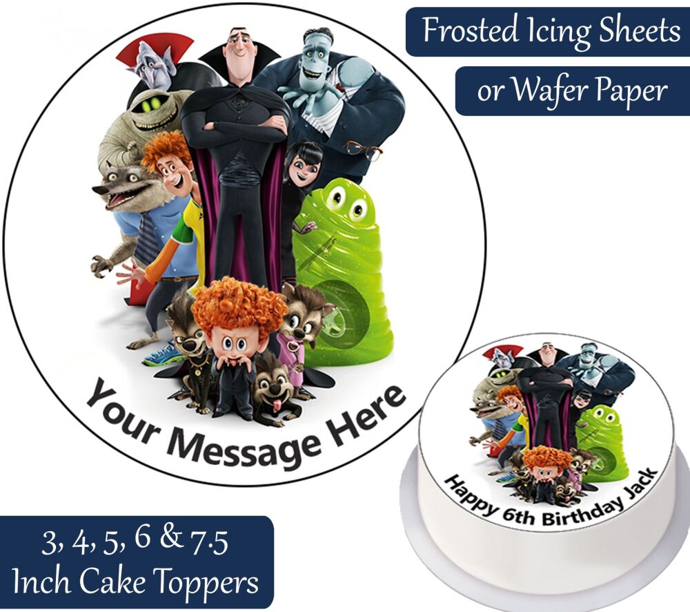 Hotel Transylvania Personalised Cake Topper