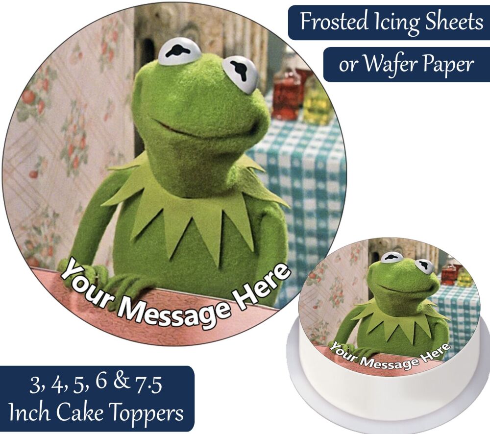 Kermit The Frog Personalised Cake Topper