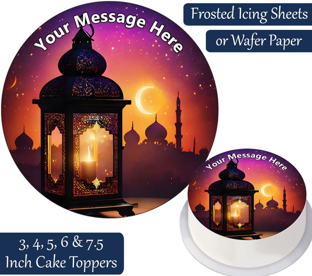 Lantern Personalised Cake Topper