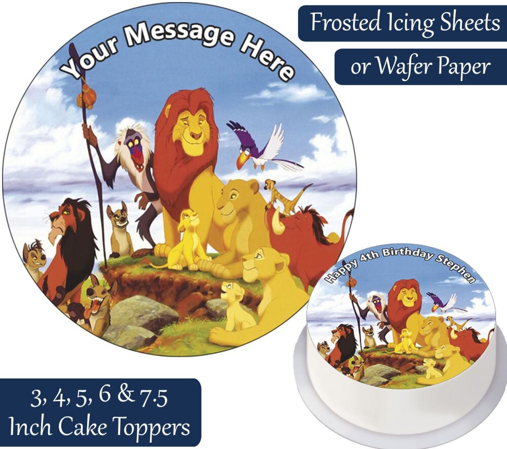 Lion King Personalised Cake Topper