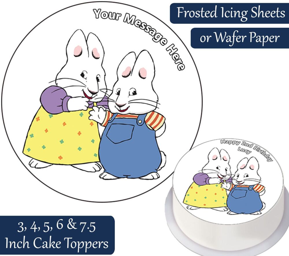 Max & Ruby Personalised Cake Topper