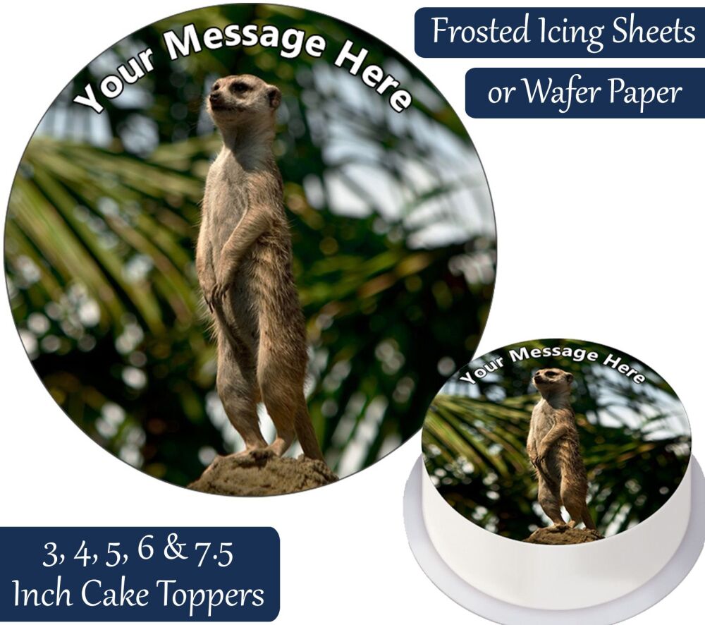 Meerkat Personalised Cake Topper
