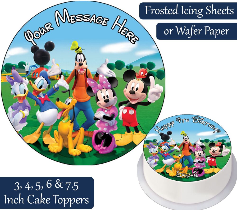 Mickey Mouse Clubhouse Personalised Cake Topper
