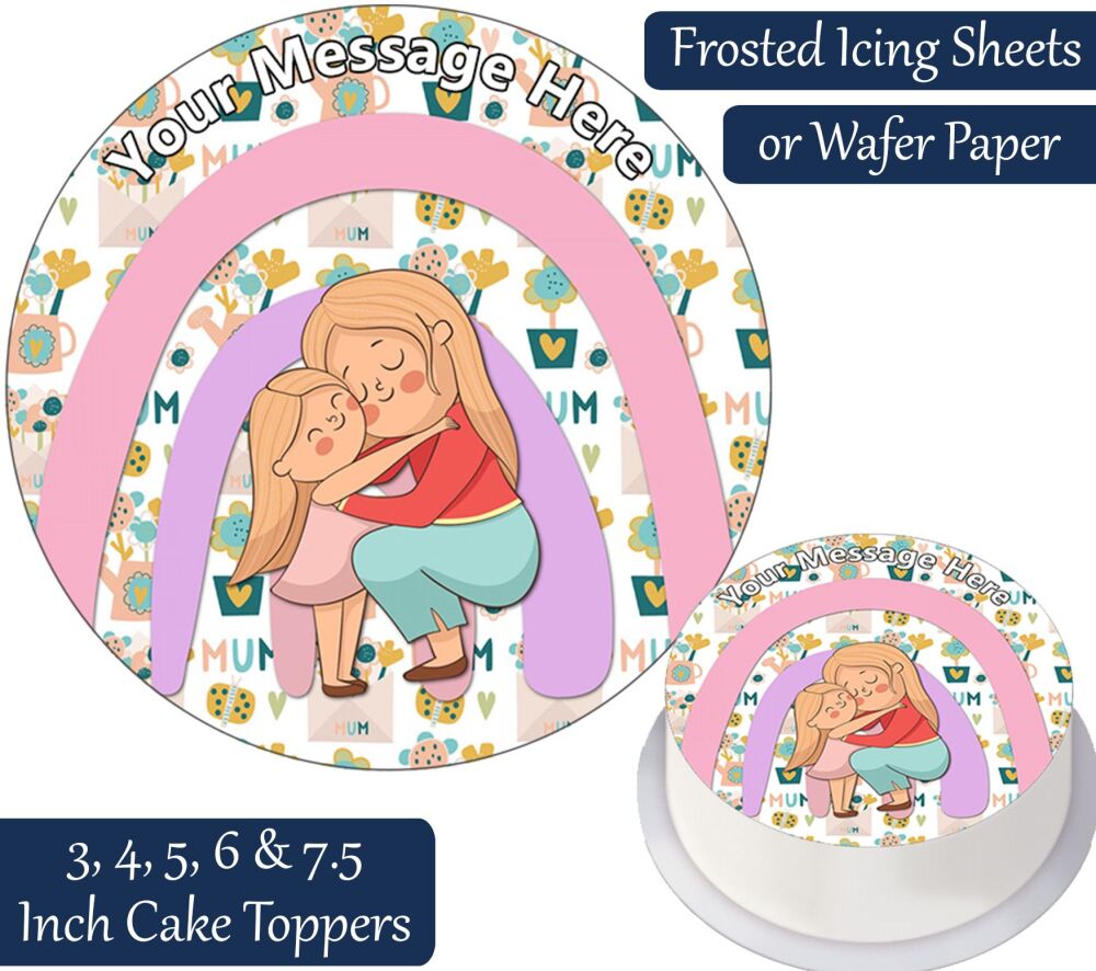 Mother Daughter Personalised Cake Topper