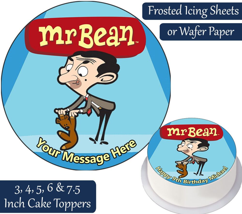 Mr Bean Personalised Cake Topper