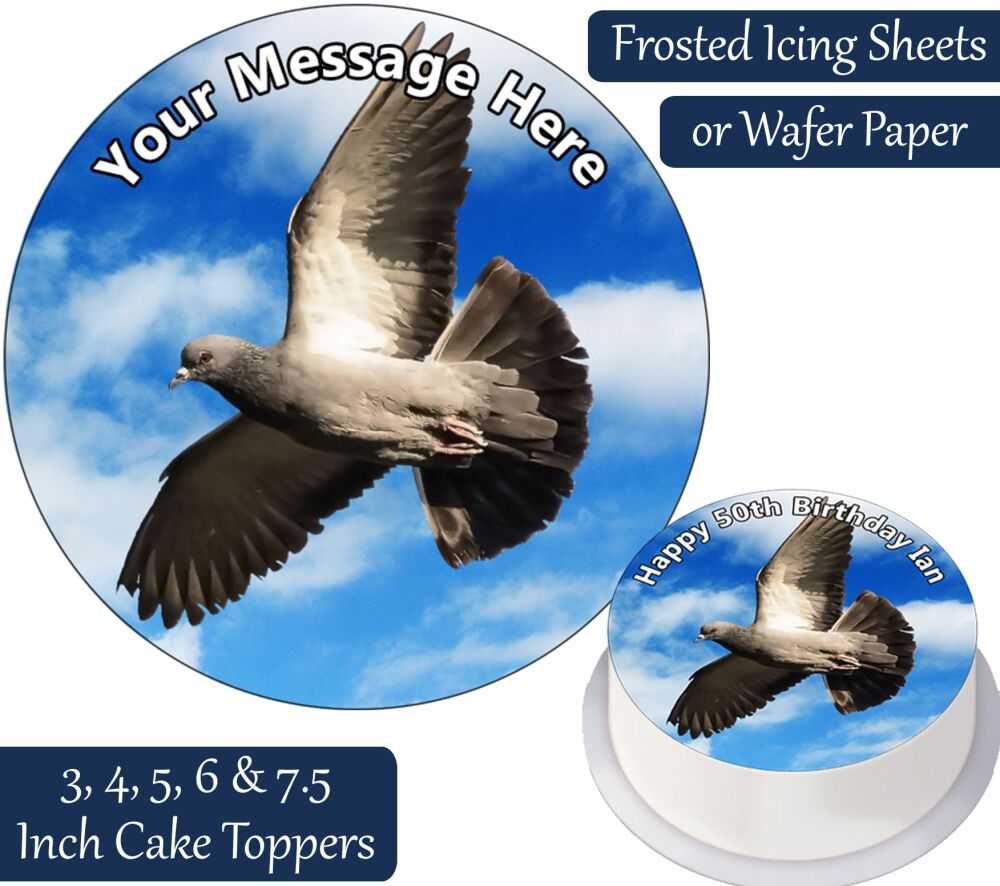 Pigeon Personalised Cake Topper