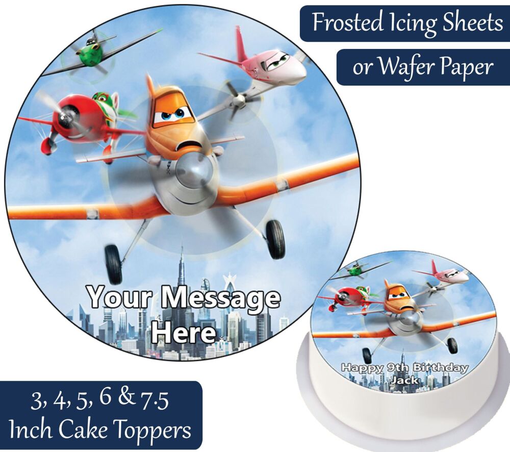 Planes Group Personalised Cake Topper