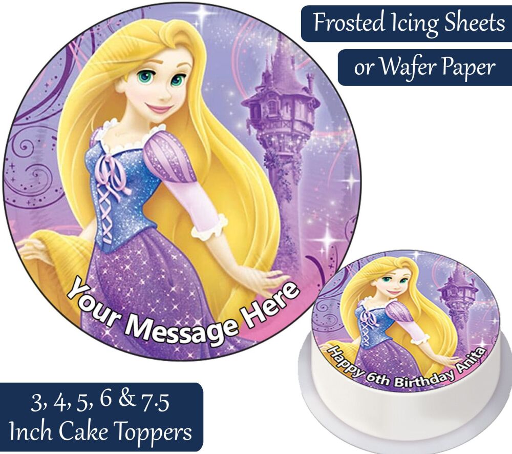 Rapunzel Personalised Cake Topper