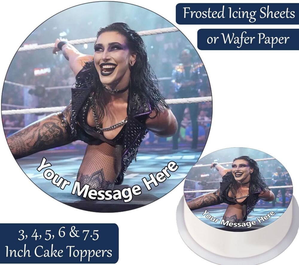 Rhea Ripley Personalised Cake Topper