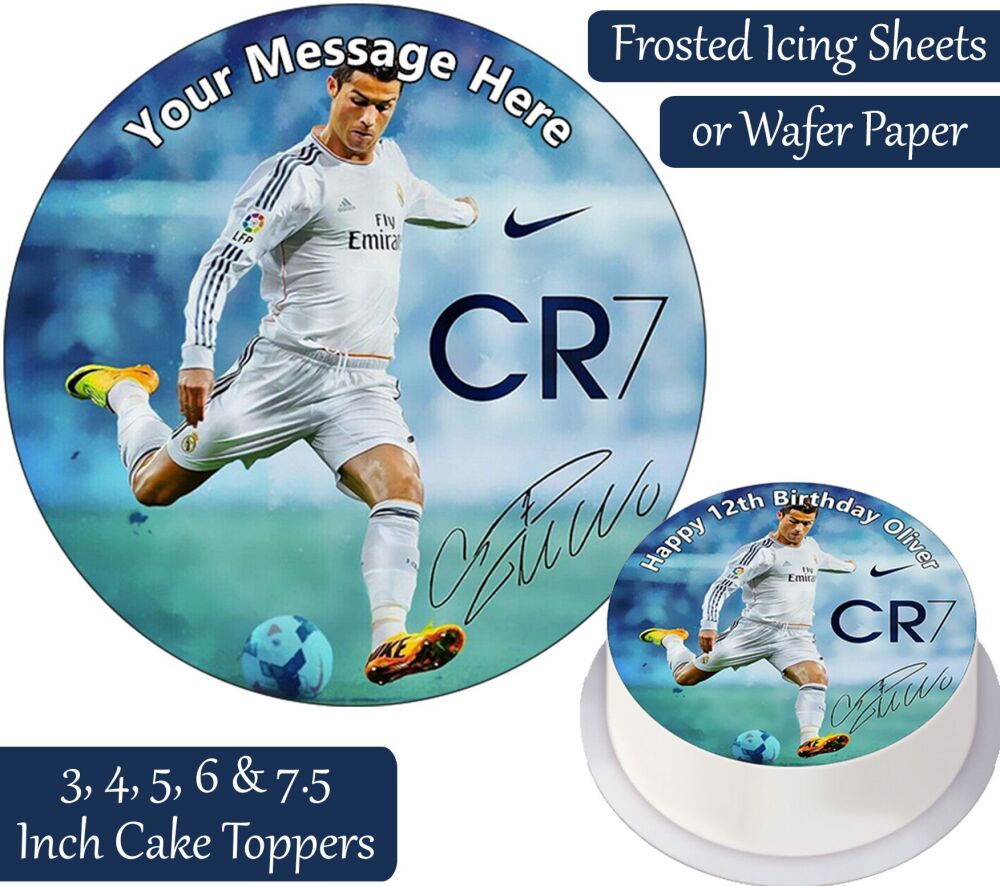 Ronaldo Personalised Cake Topper