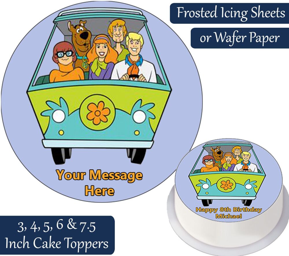 Scooby Doo Gang Personalised Cake Topper