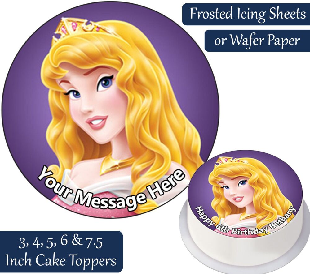 Sleeping Beauty Personalised Cake Topper