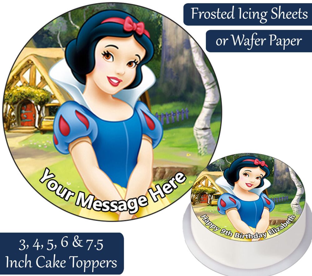 Snow White Personalised Cake Topper