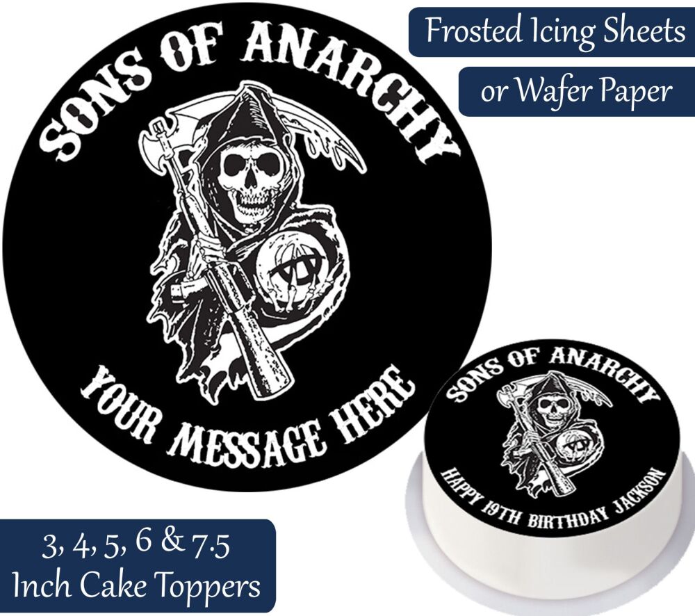 Sons of Anarchy Personalised Cake Topper