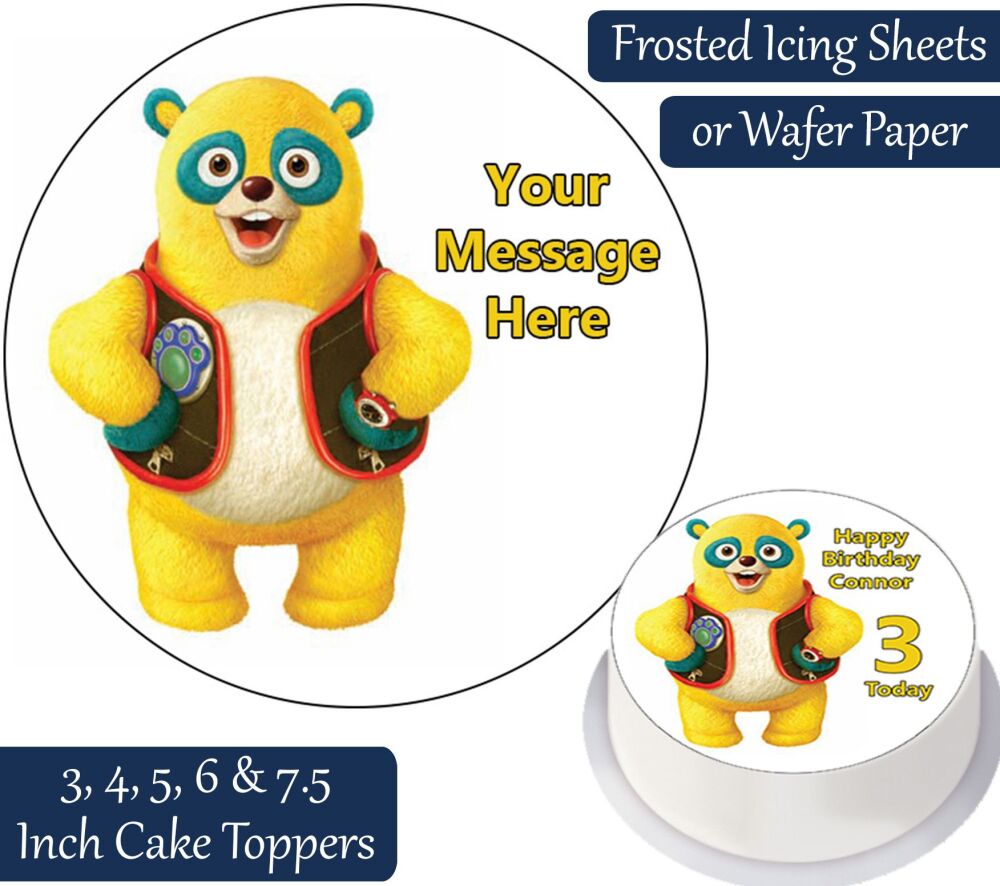 Special Agent Oso Personalised Cake Topper