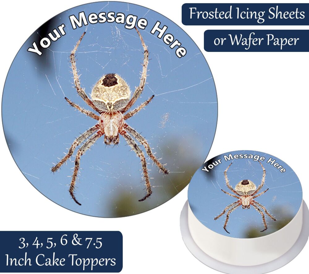 Spider Personalised Cake Topper