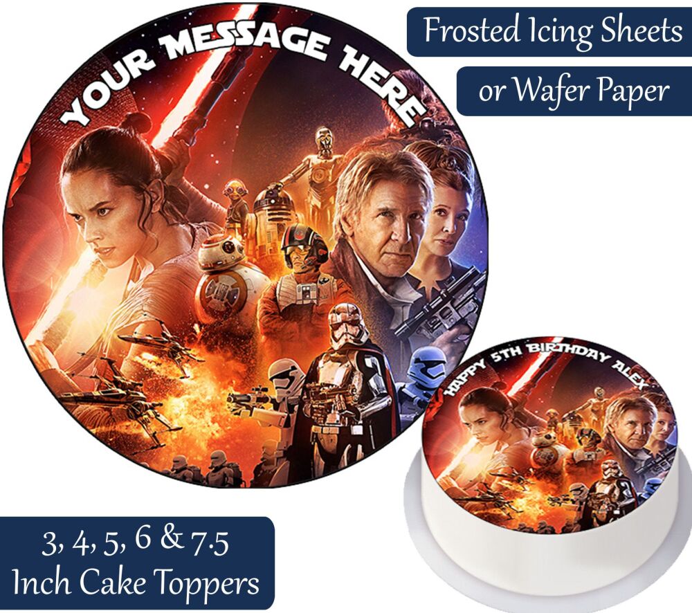 Star Wars Personalised Cake Topper