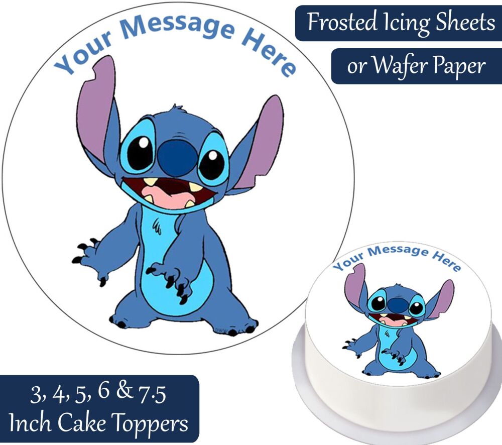 Stitch Personalised Cake Topper