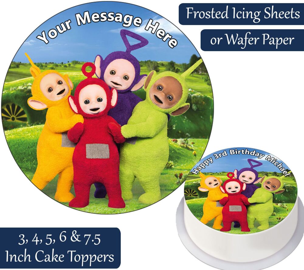 Teletubbies Personalised Cake Topper