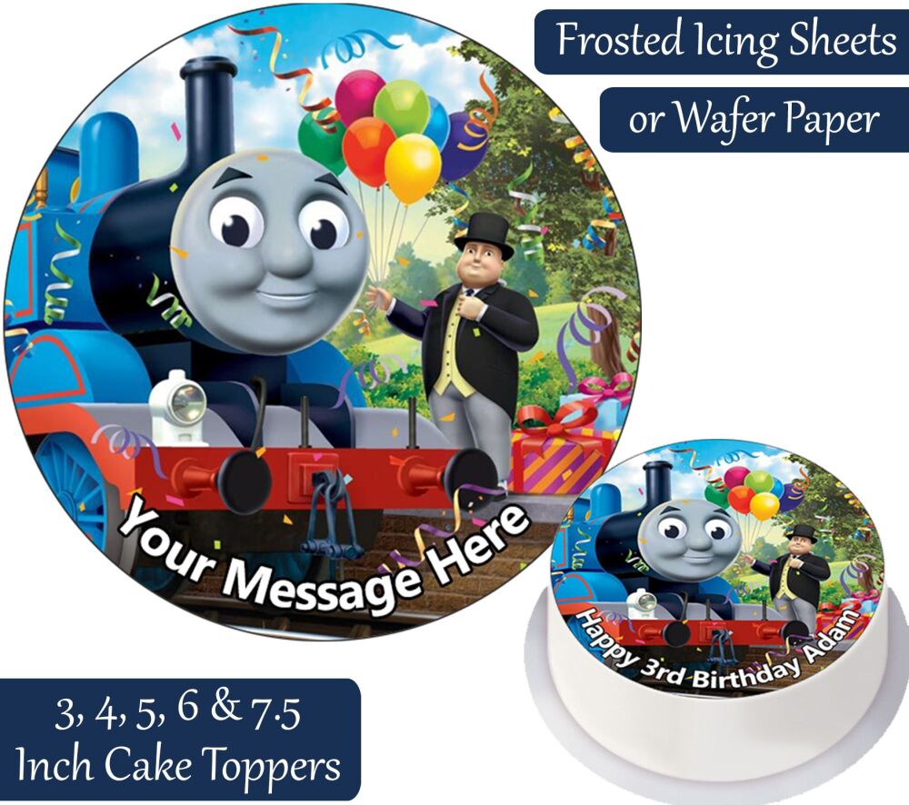 Thomas The Tank Engine Personalised Cake Topper