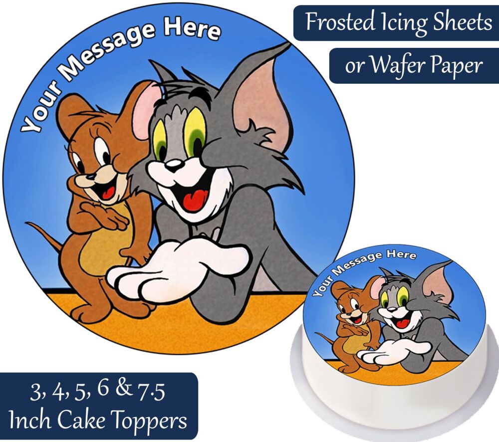 Tom & Jerry Personalised Cake Topper
