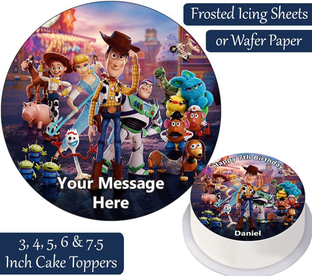 Toy Story Personalised Cake Topper